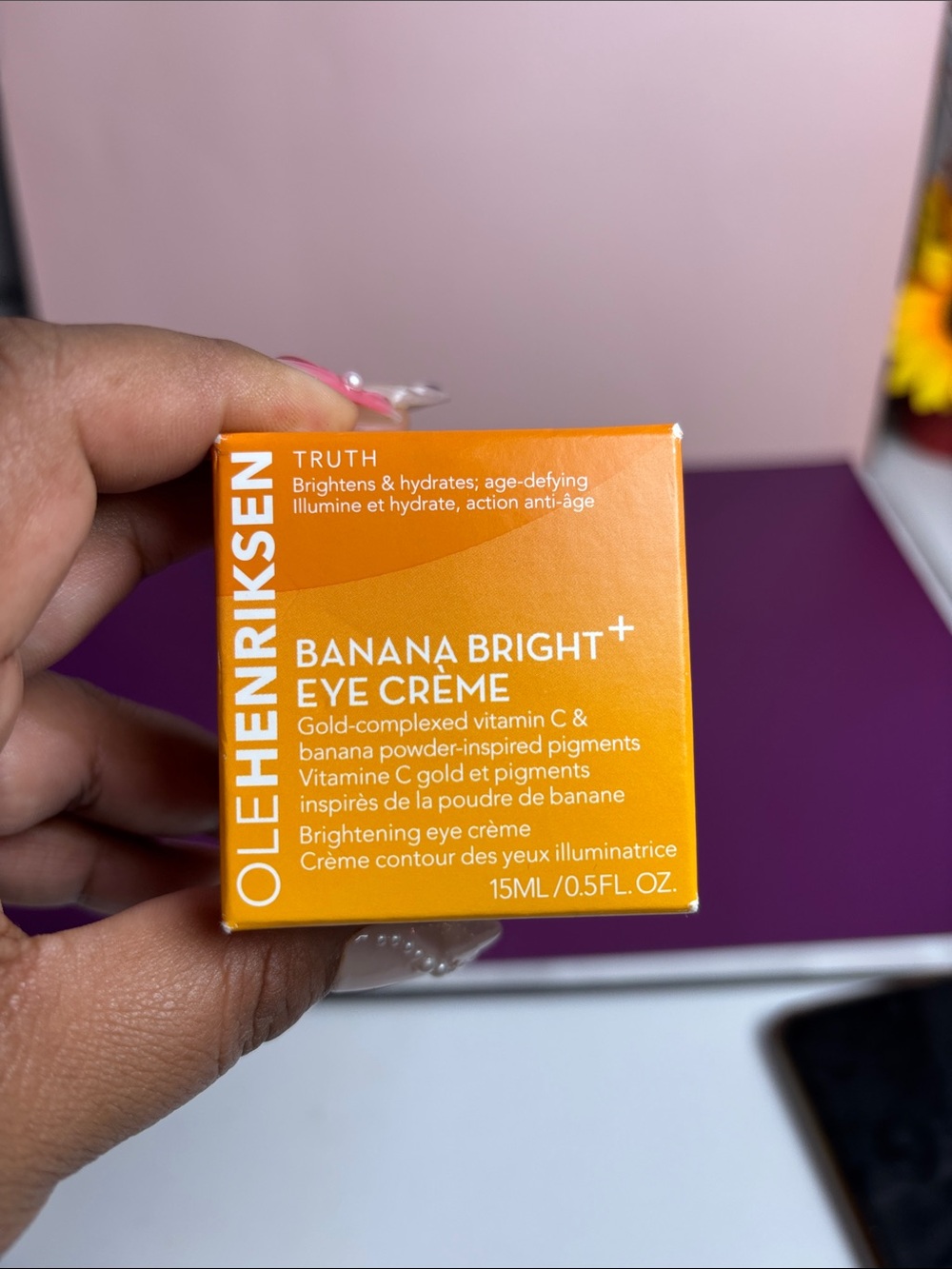 Ole Henriksen Banana Bright+ Eye Crème — Brightening Eye Cream in Orange